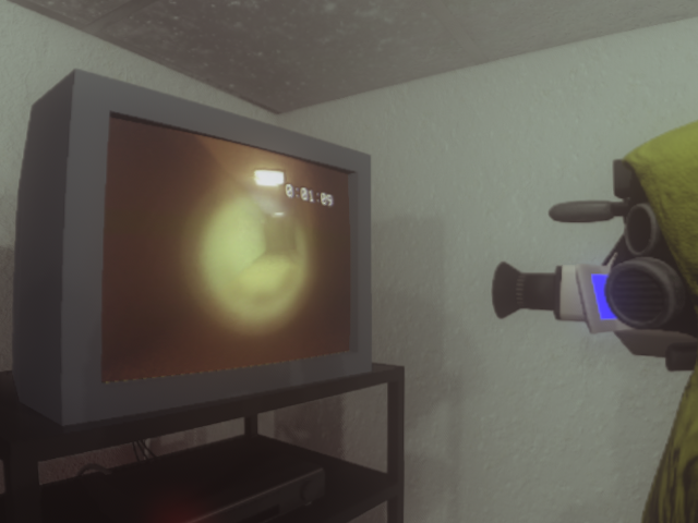The Empty Halls Screenshot - CRT TV and VCR Tape Playback Mission System
